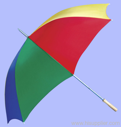 75cm colorful polyester golf umbrella