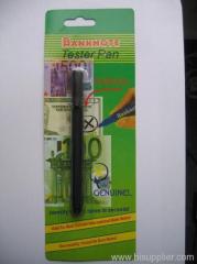 Banknote tester pen