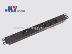 6 ways German PDU socket