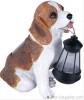 Puppy Solar Garden Lights with Lantern