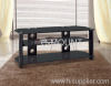 Black Glass TV Stand