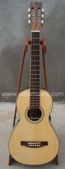 parlor style acoustic guitar