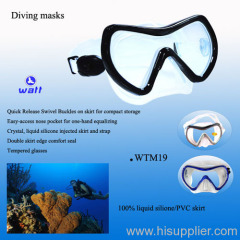 PVC diving mask