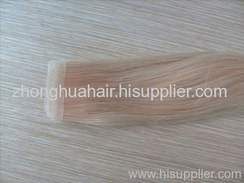 pu skin weft remy indian hair skin weft