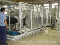 plastic pipe machine