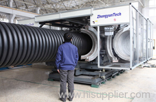 corrugated pipe extrusion line