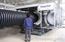 corrugated pipe production line