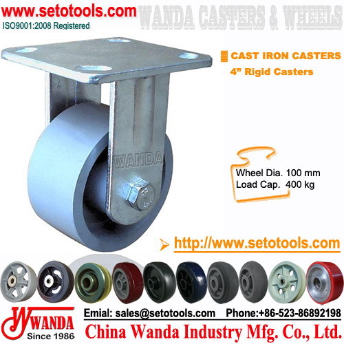 cast iron casters wheels