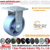 Gray iron casters - 5&quot; rigid gray iron casters