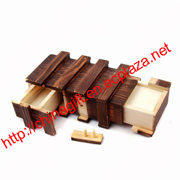 Compartment Wooden Secret Magic Puzzle Box