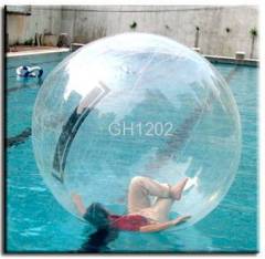 Inflatable water ball