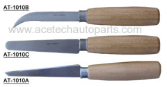 Wooden Handle Skiving Knives