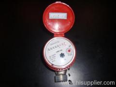 Single Jet Dry Type Vane Wheel Water Meter