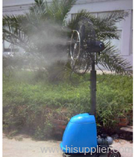 Water misting fan