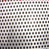 round opening aluminum perforated metal