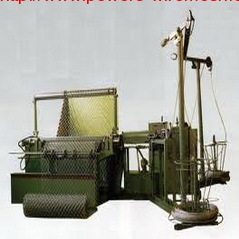 Semi automatic diamond mesh machine