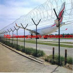 razor barbed wire airport fence