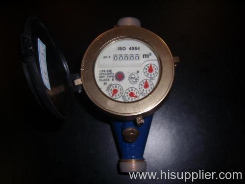 Multi jet dry type cold water meter