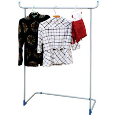 Single-Rail Metal Clothes Rack