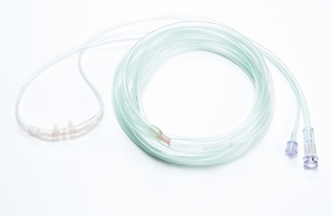 Oxygen cannula with co2 sampling