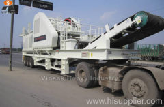 Stone mobile crusher