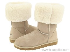 women's fashion sheepskin casual shoes