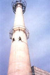 chimney platform installation