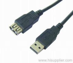 USB A male to A female cable