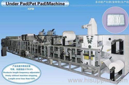 under pad machine