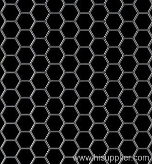 Hexagonal Perforated Sheet