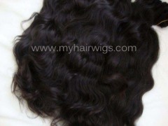 machine weft hair