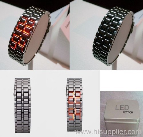 led solar watch