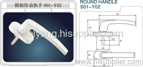 PVC aluminium Handles