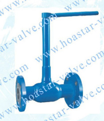 Long stem welded ball valve