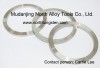 Tungsten alloy ring