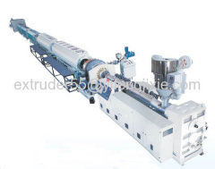 PE plastic pipe extruding production line