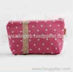 cotton cosmetic bag