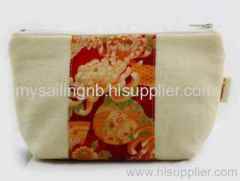 cotton cosmetic bag