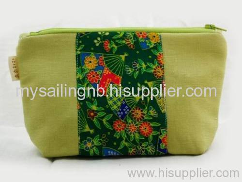 cotton cosmetic bag