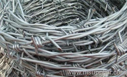 barbed wire fencing