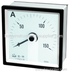 Long Scale Panel Meter 240° Moving Instrument DC Ammeter