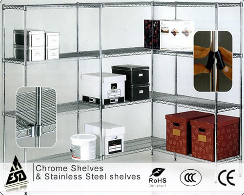 Chrome Shelves