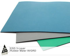 ESD 3-Layer Rubber Mater