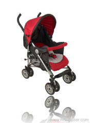 Baby stroller with 2 lock