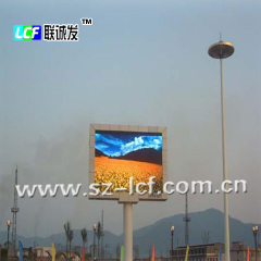 outdoor full color LED display advertising