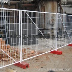 Temporary constrction fence