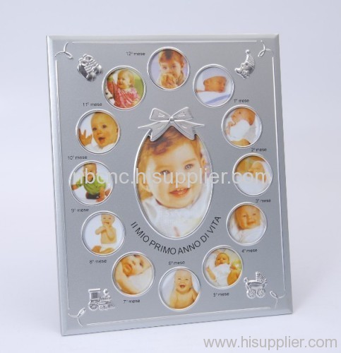 metal picture frame for baby