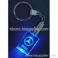 benz crystal keychain