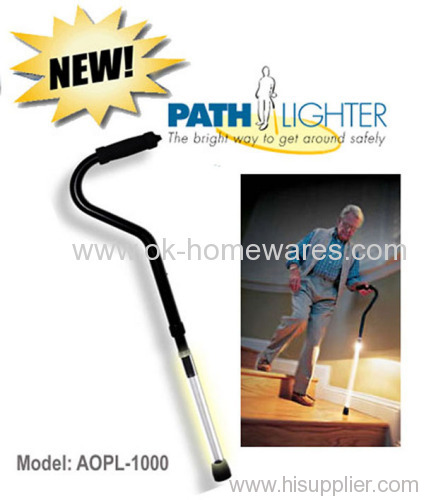 Crutch with light