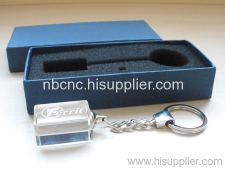 crystal keychain with packing box